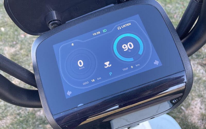 LCD Screen on Scooter