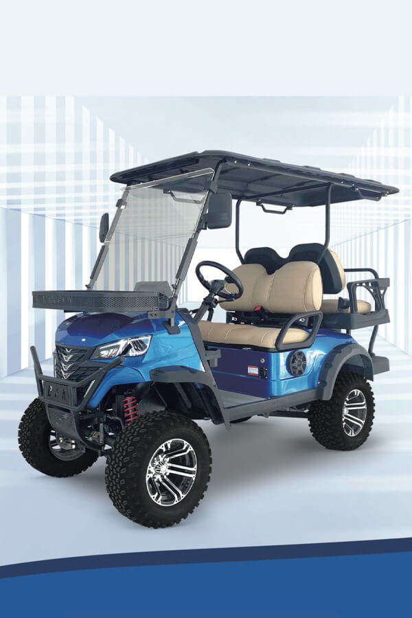 Mia Golf - Blue Golf Cart